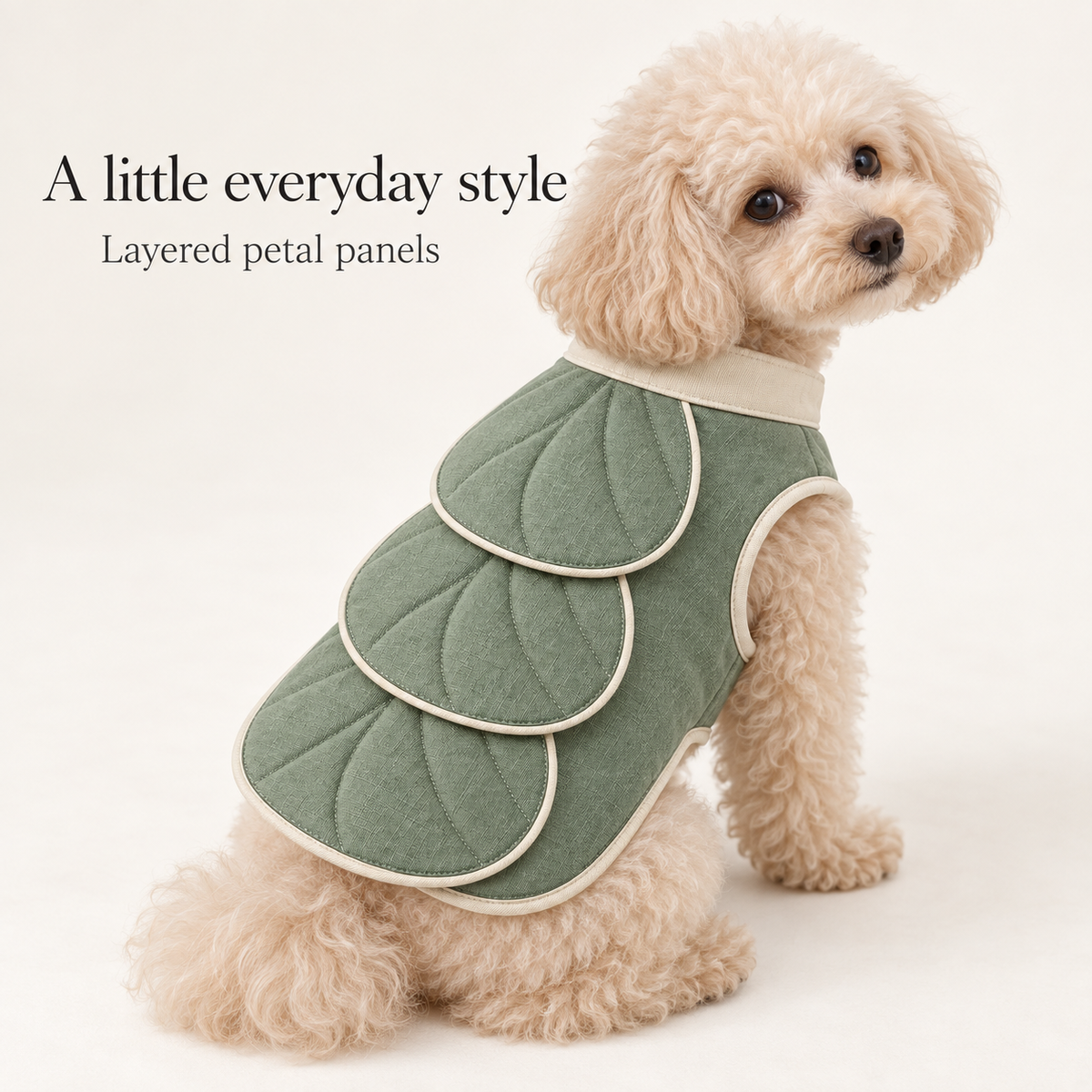 Layered Petal Dog Vest
