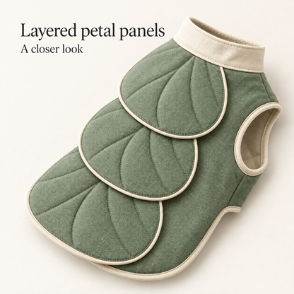 Layered Petal Dog Vest