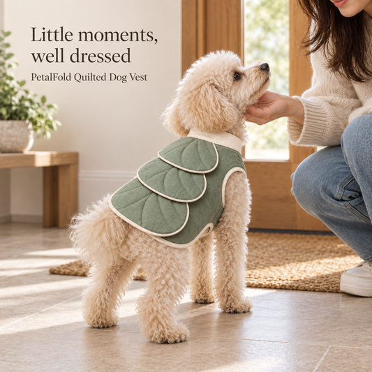 Layered Petal Dog Vest