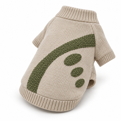 Pebble Arc Knit Dog Sweater