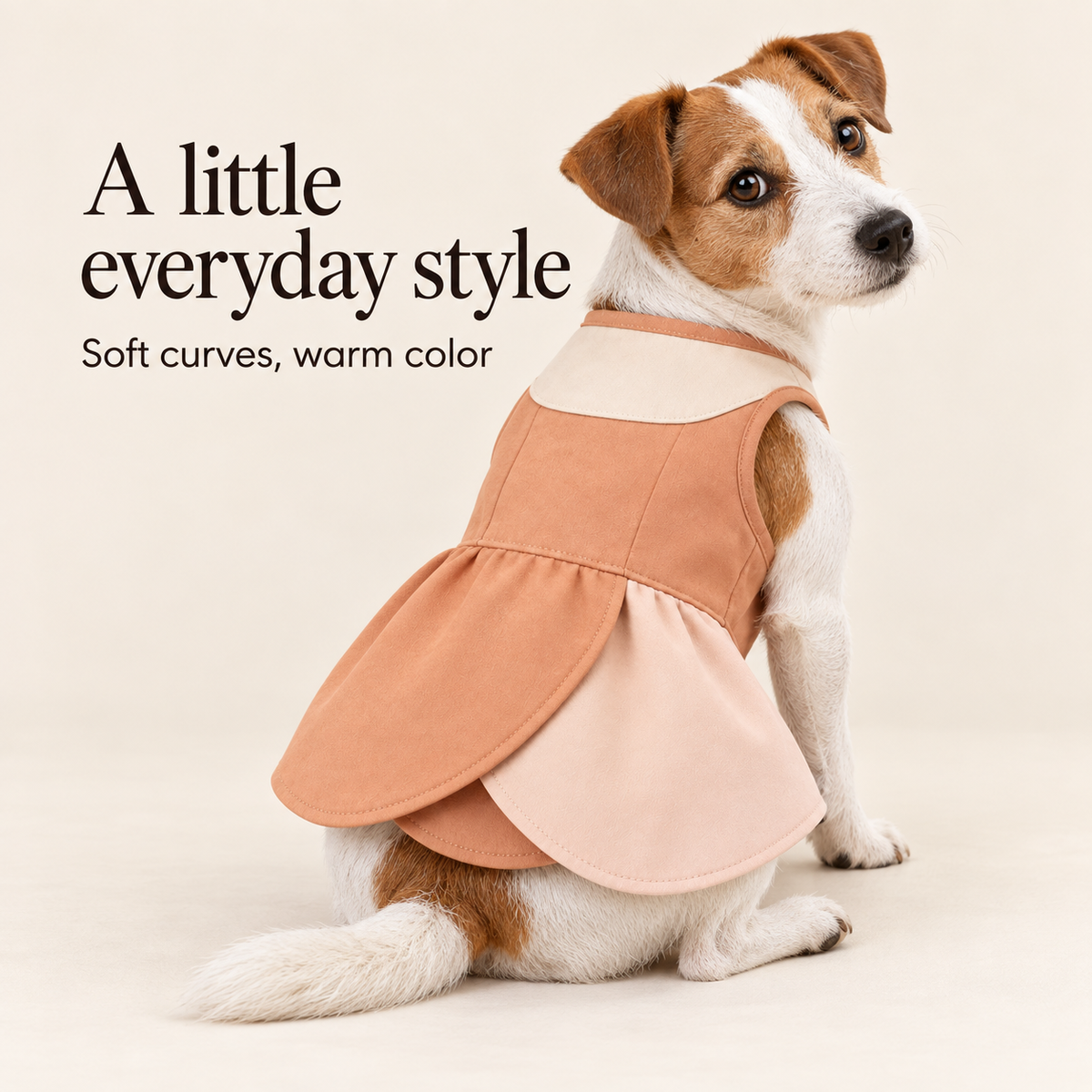 Apricot Sail Dog Dress