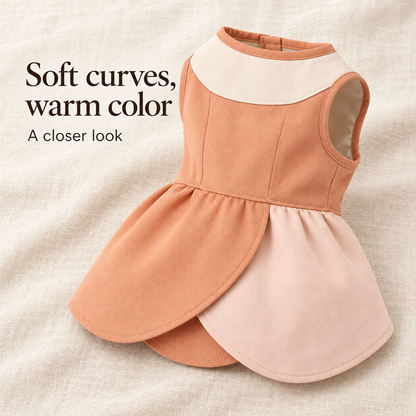 Apricot Sail Dog Dress