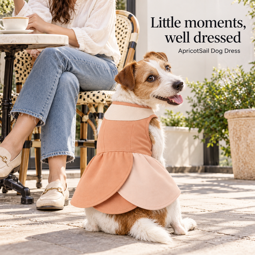 Apricot Sail Dog Dress