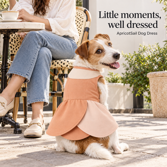 Apricot Sail Dog Dress