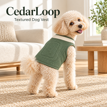 Cedar Loop Textured Dog Vest