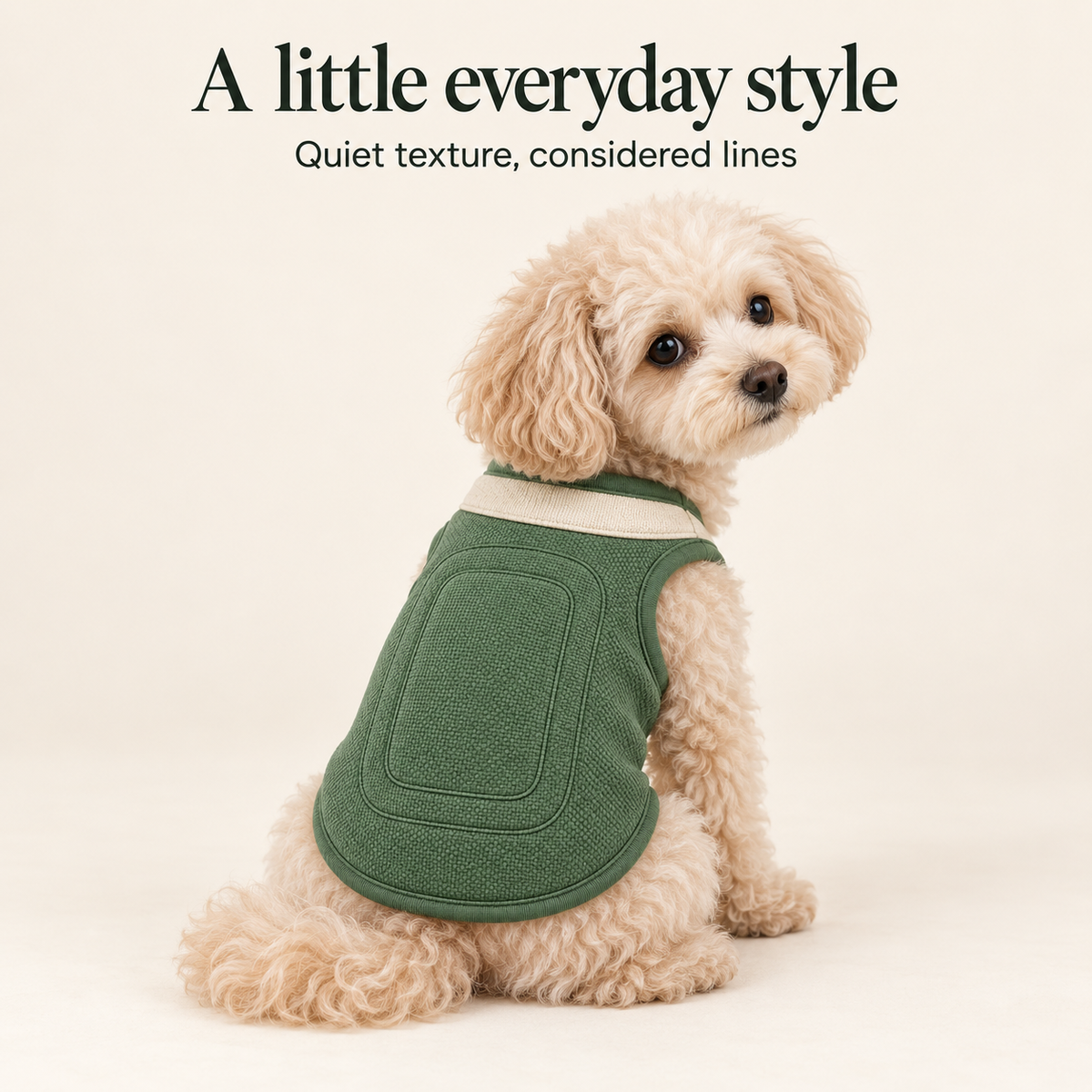 Cedar Loop Textured Dog Vest