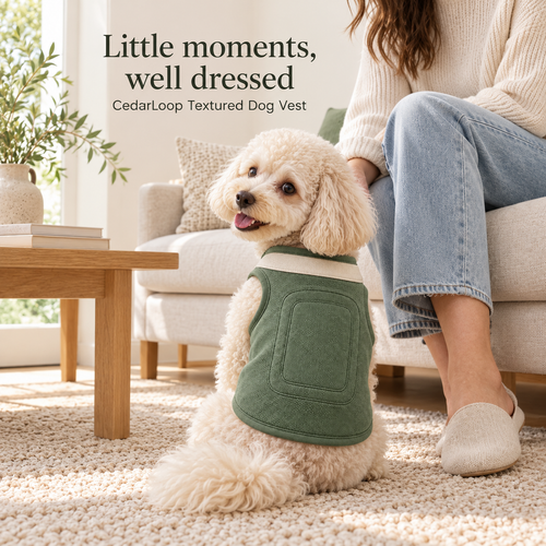 Cedar Loop Textured Dog Vest