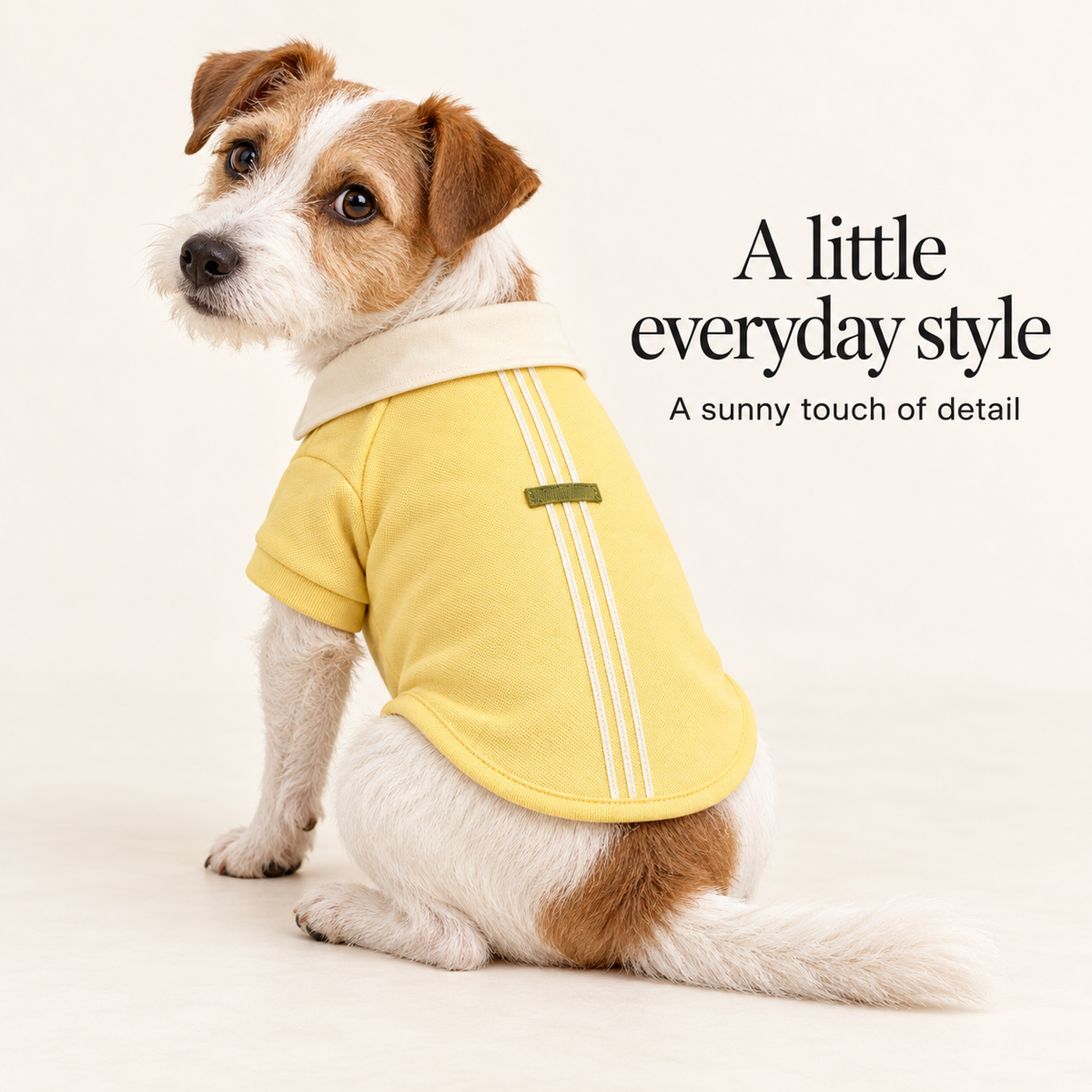 Lemon Stitch Dog Polo Shirt