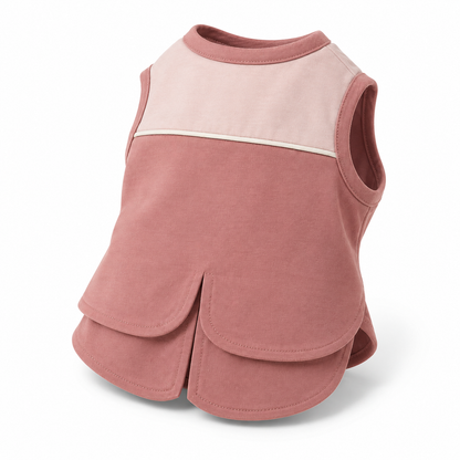 Rose Terrace Layered Dog Top