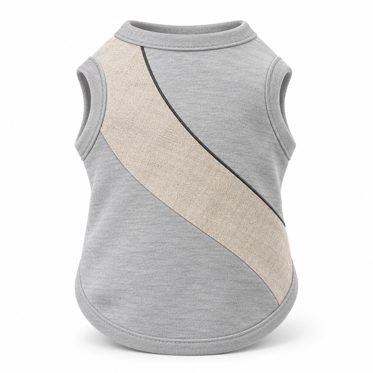 Stone Ribbon Colorblock Dog Vest