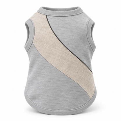 Stone Ribbon Colorblock Dog Vest